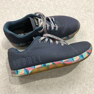 NO BULL Super Fabric Unisex Training Sneakers Shoes Navy SIZE 10.5M 12W Lace Up